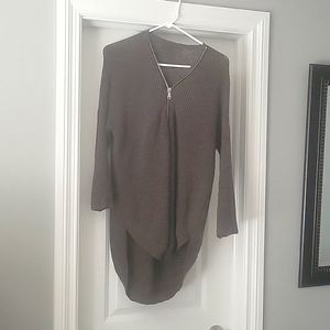 Express knitt olive green sweater. Size S